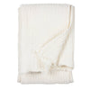 Lark Muslin Cotton Throw White - Hauslife
