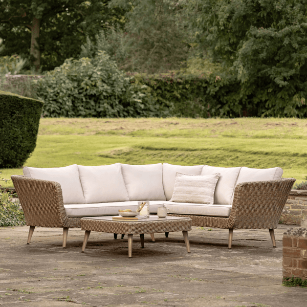 Larkhall Corner Garden Lounge Set with Coffee Table - Hauslife