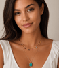 Layered Gemstone Necklace - Hauslife