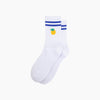 Lemon Organic Cotton Ribbed Sports Socks - Hauslife