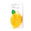 Lemon shaped pearlescent clamp 7cm - Hauslife