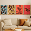 Life is pain au chocolat Typography print - Hauslife
