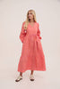 Lina Orange & Pink Gingham Dress - Hauslife