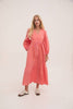 Lina Orange & Pink Gingham Dress - Hauslife