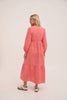 Lina Orange & Pink Gingham Dress - Hauslife