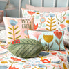 Little Nature Leaf Knitted Kids Cushion Green - Hauslife