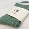 Lovely Mummy Green Cable Knit Cotton Socks - Hauslife