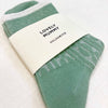 Lovely Mummy Green Cable Knit Cotton Socks - Hauslife