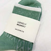 Lovely Mummy Green Cable Knit Cotton Socks - Hauslife