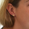 Luciana Circle Earrings - Silver or Gold - Hauslife