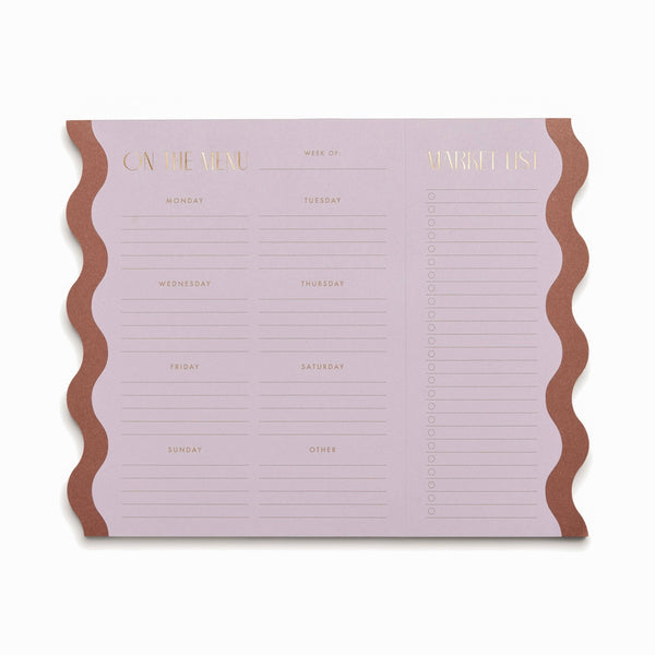 Magnetic Meal Planner Notepad - Lilac - Hauslife