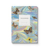 Marble Butterfly Blue Premium Paperback Notebook (A5) - Hauslife