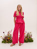 Marina Pink Gingham Peplum Top - Hauslife