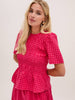 Marina Pink Gingham Peplum Top - Hauslife