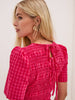 Marina Pink Gingham Peplum Top - Hauslife