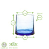 Merzouga Recycled Tumbler Glass – 200ml – Blue - Hauslife