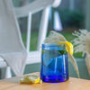 Merzouga Recycled Tumbler Glass – 260ml – Blue - Hauslife