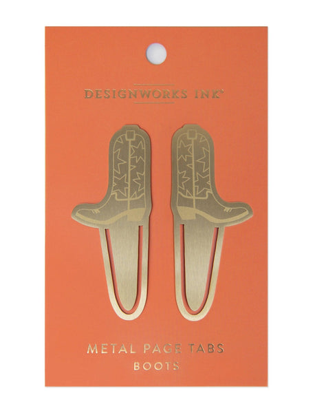 Metal Page Tabs - Cowboy Boots - Hauslife