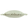 Millie Ruffle Striped Outdoor Cushion Green - Hauslife