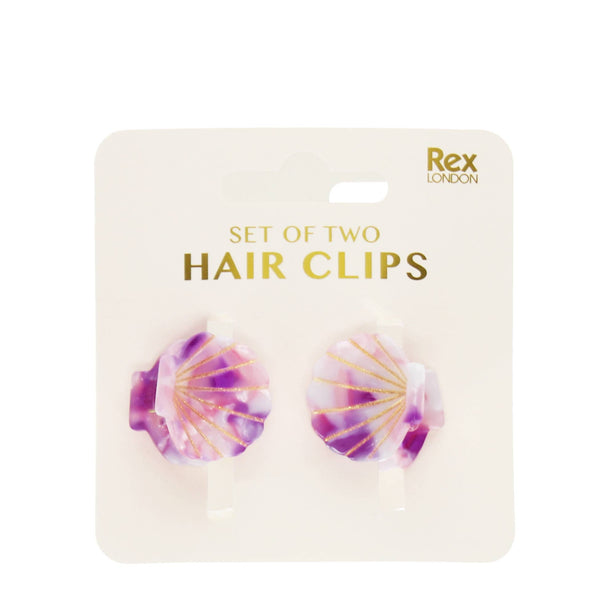 Mini Hair Claw Clip Set - Seashells - Hauslife