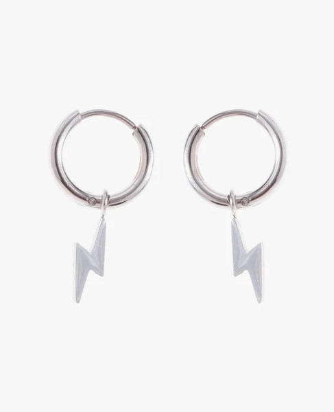 Mini Lightning Bolt Huggie Earrings - Hauslife