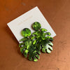 Monstera Resin Earrings - Hauslife
