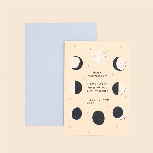 Moon Phase Anniversary Card - Hauslife