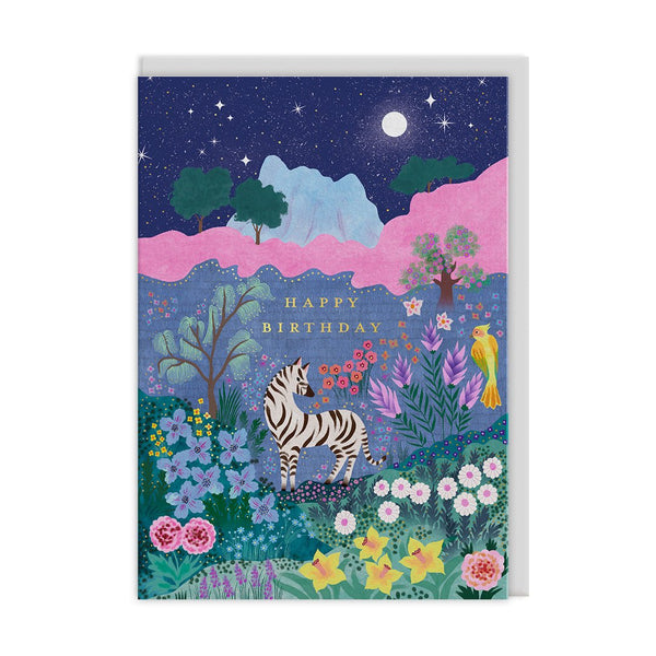 Moonlit Forest Greeting Card - Hauslife