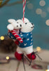 Mother and Baby Felt Polar Bear - Hauslife