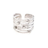 Multi - Band Cubic Zirconia Ring - Hauslife