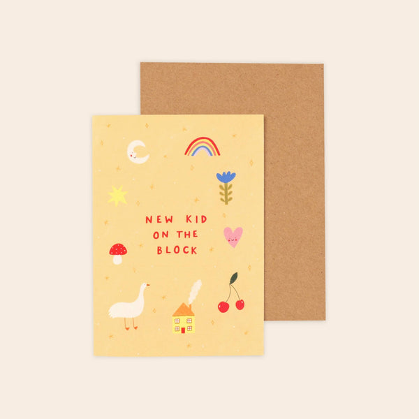 New Kid On The Block Baby Card - Hauslife