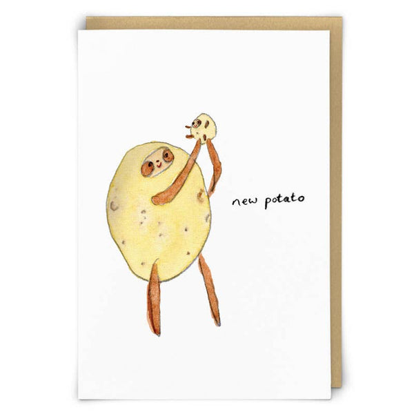 New Potato New Baby Greetings Card - Hauslife