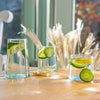 Nicola Spring Merzouga Recycled Tumbler Glass 260ml Clear - Hauslife