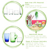 Nicola Spring Merzouga Recycled Tumbler Glass 260ml Clear - Hauslife