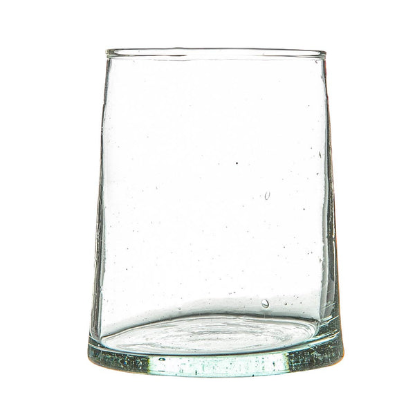 Nicola Spring Merzouga Recycled Tumbler Glass 260ml Clear - Hauslife
