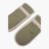 Orla Khaki Borg Trim Mittens - Hauslife