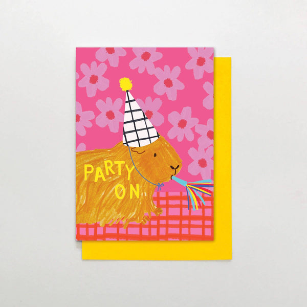 Party On Guinea Pig Card - Hauslife