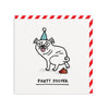 Party Pooper Square Greeting Card - Hauslife