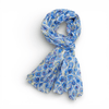 Peacock Cotton Blend Scarf - Hauslife