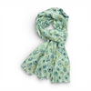 Peacock Cotton Blend Scarf - Hauslife