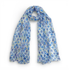 Peacock Cotton Blend Scarf - Hauslife