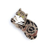 Pearlescent cat shaped hair clamp 8cm - Hauslife