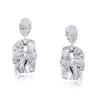 Penelope Crushed Metal Dangle Earrings - Hauslife