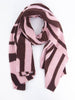 Pink & Burgundy Scarf - Hauslife