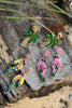 Pink Parrot Beaded Earrings - Hauslife