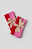 Pink Stripe Handblock Napkin Pair - Hauslife