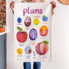 Plums Cotton Tea Towel - Hauslife