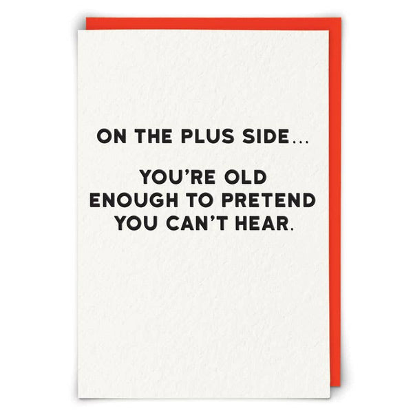 Plus Side Greeting Card - Hauslife