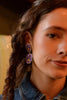 Purple Pansy Beaded Flower Earrings - Hauslife