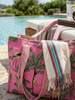 Quilted Cotton Tote Bag – Pink Jungle - Hauslife